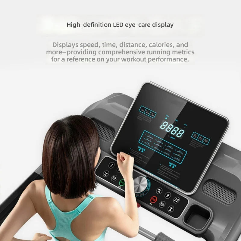 Electric Treadmill, Foldable Quiet Home Use, Adjustable Speed, Incline Walking Machine, Small Size Indoor Fitness Equipment
Electric Treadmill, Foldable Quiet Home Use, Adjustable Speed, Incline Walking Machine, Small Size Indoor Fitness Equipment