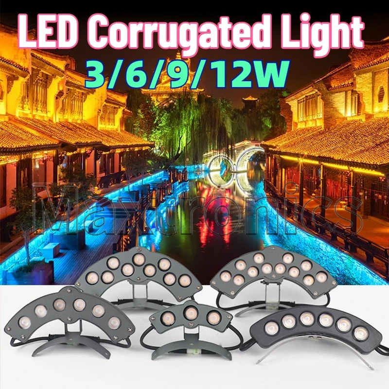 LED Corrugated Light DC24V Waterproof Ancient Building High Brightness Tile 3/6/9/12W Eave Light Pavilion Roof Lighting Decor
LED Corrugated Light DC24V Waterproof Ancient Building High Brightness Tile 3/6/9/12W Eave Light Pavilion Roof Lighting Decor