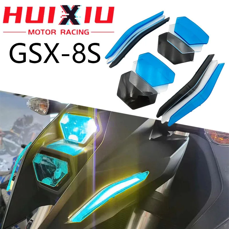 Motorcycle headlight protection cover Protective cover Headlight cover Lamp piece for new SUZUKI GSX-8S GSX8S 2022 2023 2024
Motorcycle headlight protection cover Protective cover Headlight cover Lamp piece for new SUZUKI GSX-8S GSX8S 2022 2023 2024