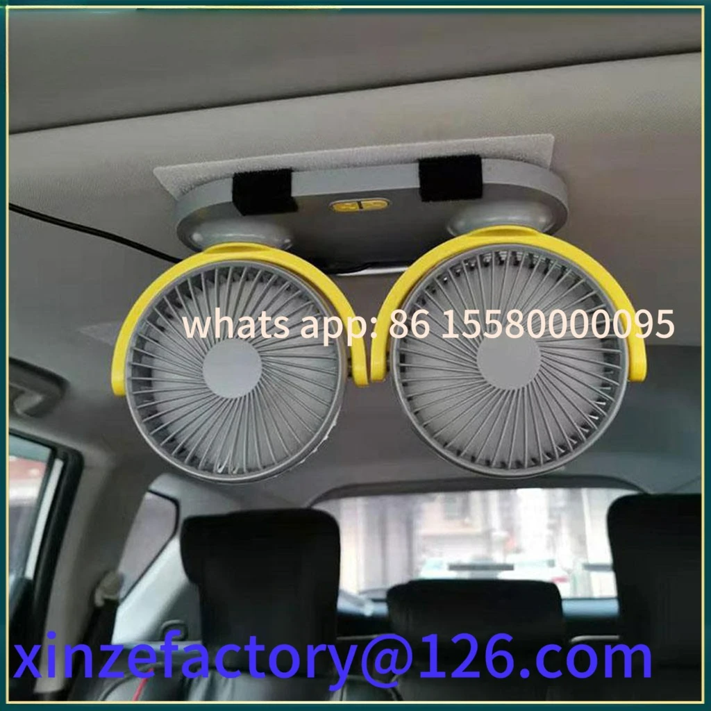 Customizable 5V / 12v / 24V Car USB Fan Cooling Fan Dual Head 3 Speeds Adjustable
Customizable 5V / 12v / 24V Car USB Fan Cooling Fan Dual Head 3 Speeds Adjustable