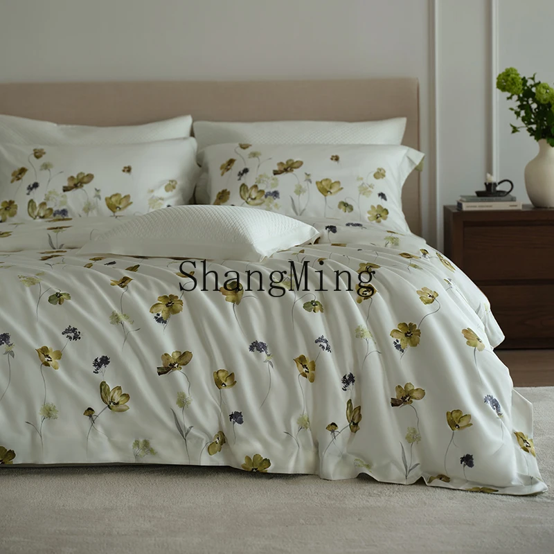ZYY summer four-piece high-grade quilt cover soft skin-friendly mattress sheet bedding
ZYY summer four-piece high-grade quilt cover soft skin-friendly mattress sheet bedding