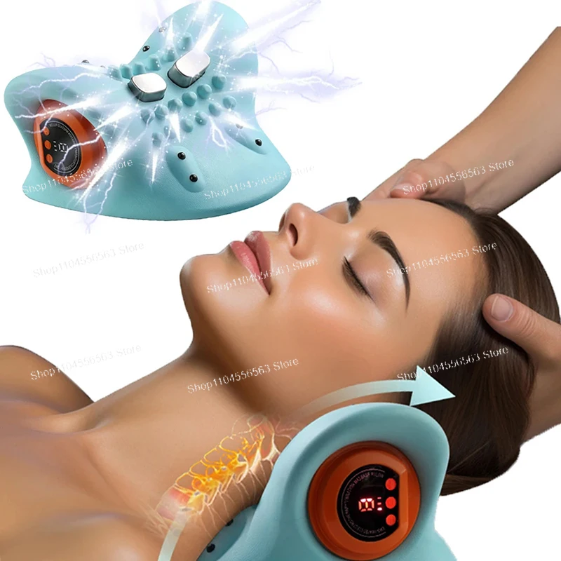 Electric Neck Massager USB Infrared Heating Airbag Cervical Repair Traction Shoulder Spine Support Body Relax Vibration Massager
Electric Neck Massager USB Infrared Heating Airbag Cervical Repair Traction Shoulder Spine Support Body Relax Vibration Massager