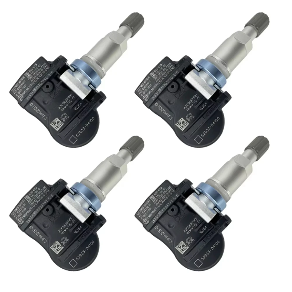 433MHz Tire Pressure Monitoring Sensor 4PCS Replace 52933D4100 For Hyundai Avante Kia Niro Auto Wheel TPMS Parts
433MHz Tire Pressure Monitoring Sensor 4PCS Replace 52933D4100 For Hyundai Avante Kia Niro Auto Wheel TPMS Parts