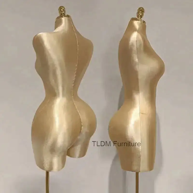 Plentiful Plus Size Luxury Butt Dress Velvet Skirt Clothing Display Gold Pin Able Female Mannequin Half-body Torso Display Model
Plentiful Plus Size Luxury Butt Dress Velvet Skirt Clothing Display Gold Pin Able Female Mannequin Half-body Torso Display Model