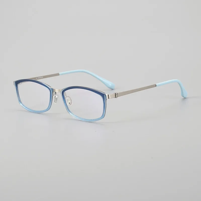 Ultralight Pure Titanium Square Glasses Frame Gradient Two-color Fashion Women's Optical Reading Men's Prescription Eyewear
Ultralight Pure Titanium Square Glasses Frame Gradient Two-color Fashion Women's Optical Reading Men's Prescription Eyewear