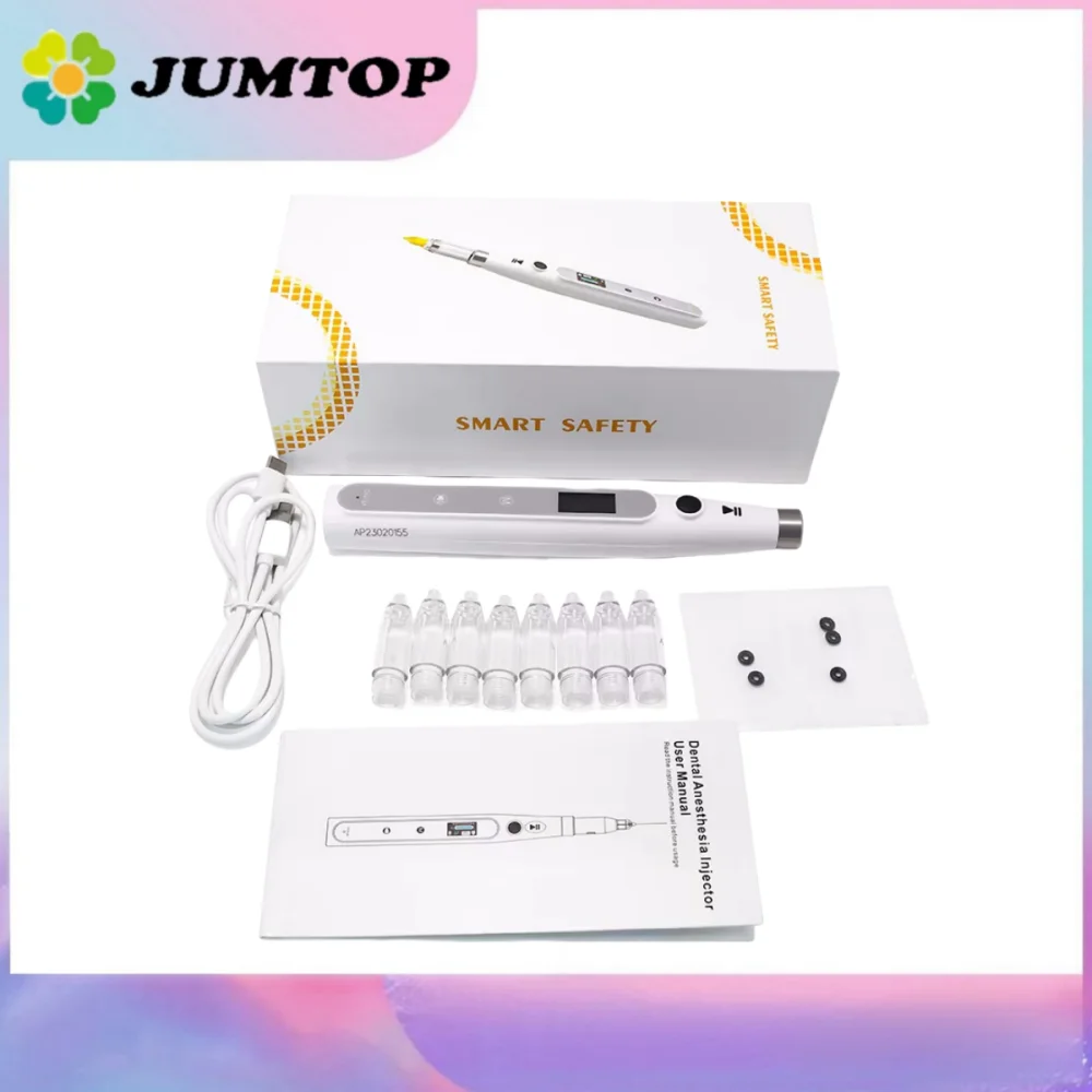 Wireless Dental Anesthesia Pen - Electric Painless Injector with LCD for Root Canal/Clinical Use (Dentist Equipment) 
Wireless Dental Anesthesia Pen - Electric Painless Injector with LCD for Root Canal/Clinical Use (Dentist Equipment)