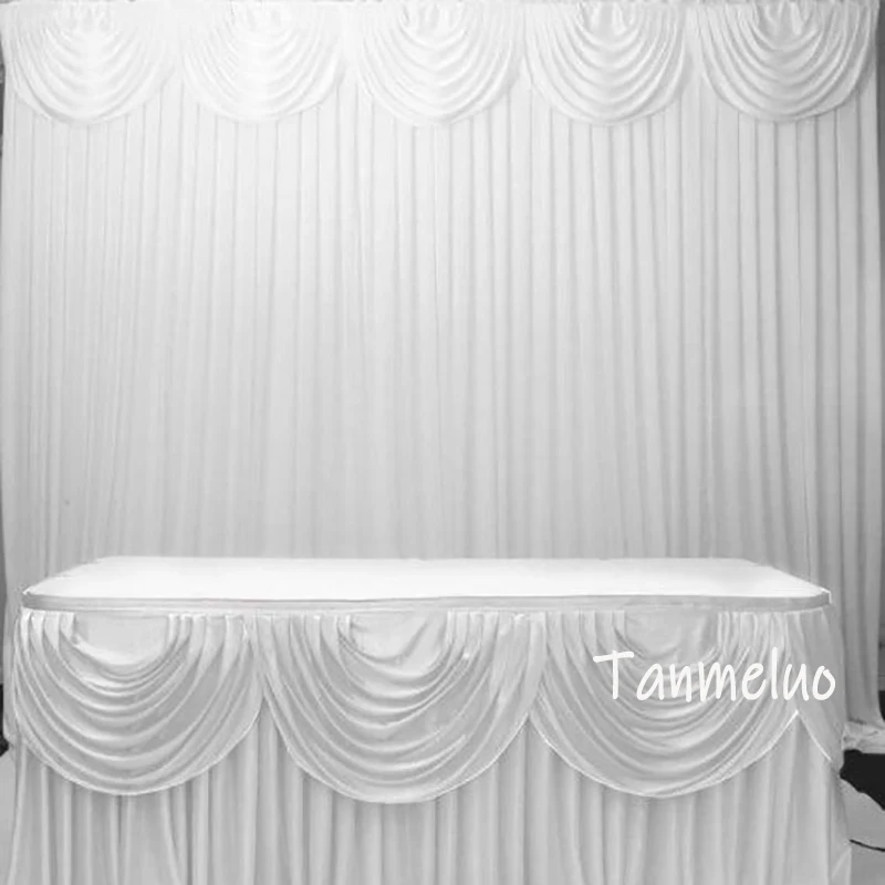 10x10ft/3x3M Wedding Stage Backdrop Drapes Silk Fabric Curtain Panels for Ceremony Party Event Birthday Home Window Decorations
10x10ft/3x3M Wedding Stage Backdrop Drapes Silk Fabric Curtain Panels for Ceremony Party Event Birthday Home Window Decorations