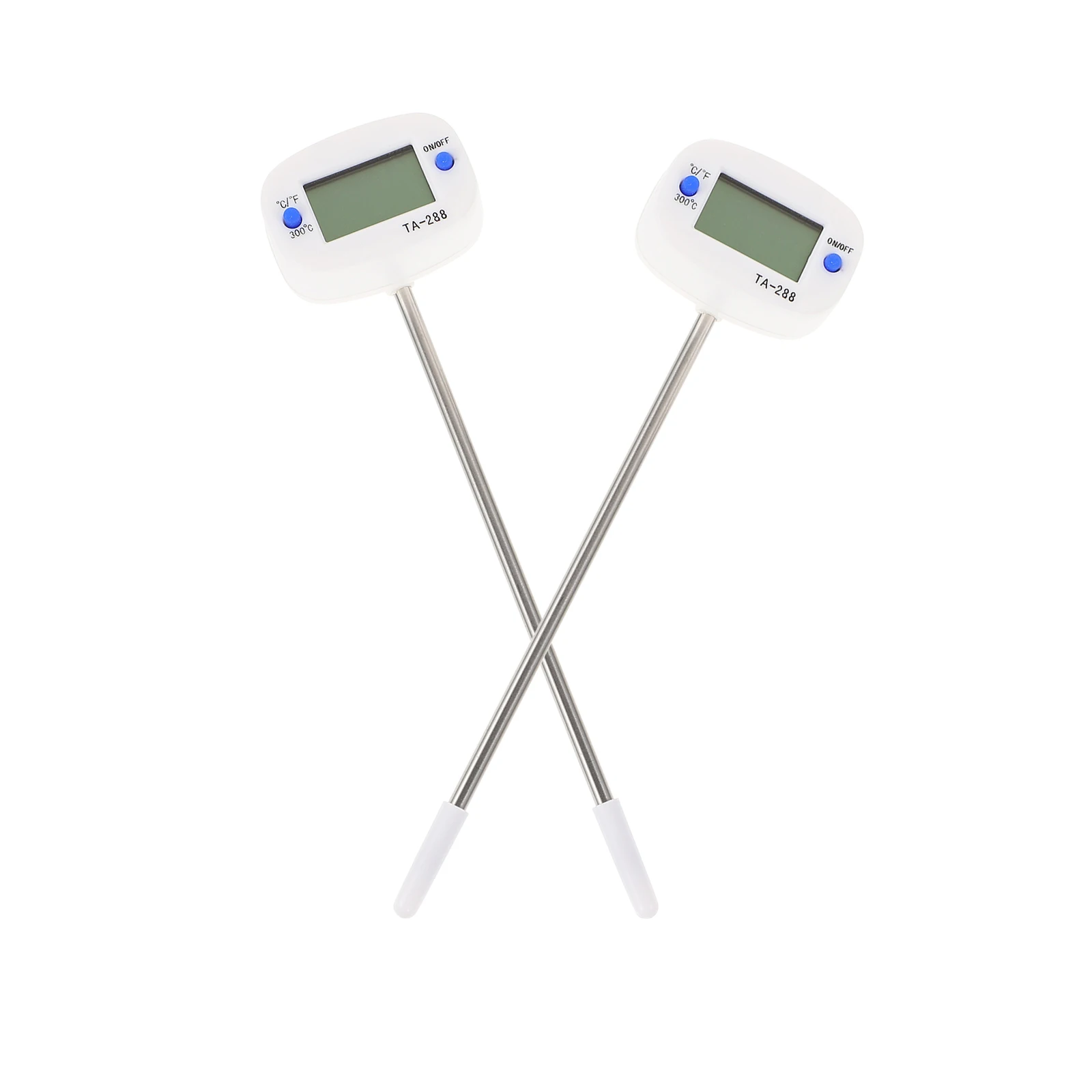 2 Pcs Electronic Thermometer Digital Kitchen Cooking Heat Resistant Plastic Metal Probe Food Temperature Measure Long Screen
2 Pcs Electronic Thermometer Digital Kitchen Cooking Heat Resistant Plastic Metal Probe Food Temperature Measure Long Screen