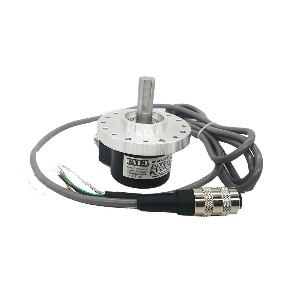 Cheap DC 5-26V 1000 Pulse Encoder 73MM Outer Size 12MM Solid Shaft GHS73 Aeronautical Plug Incremental Rotary Encoder
Cheap DC 5-26V 1000 Pulse Encoder 73MM Outer Size 12MM Solid Shaft GHS73 Aeronautical Plug Incremental Rotary Encoder