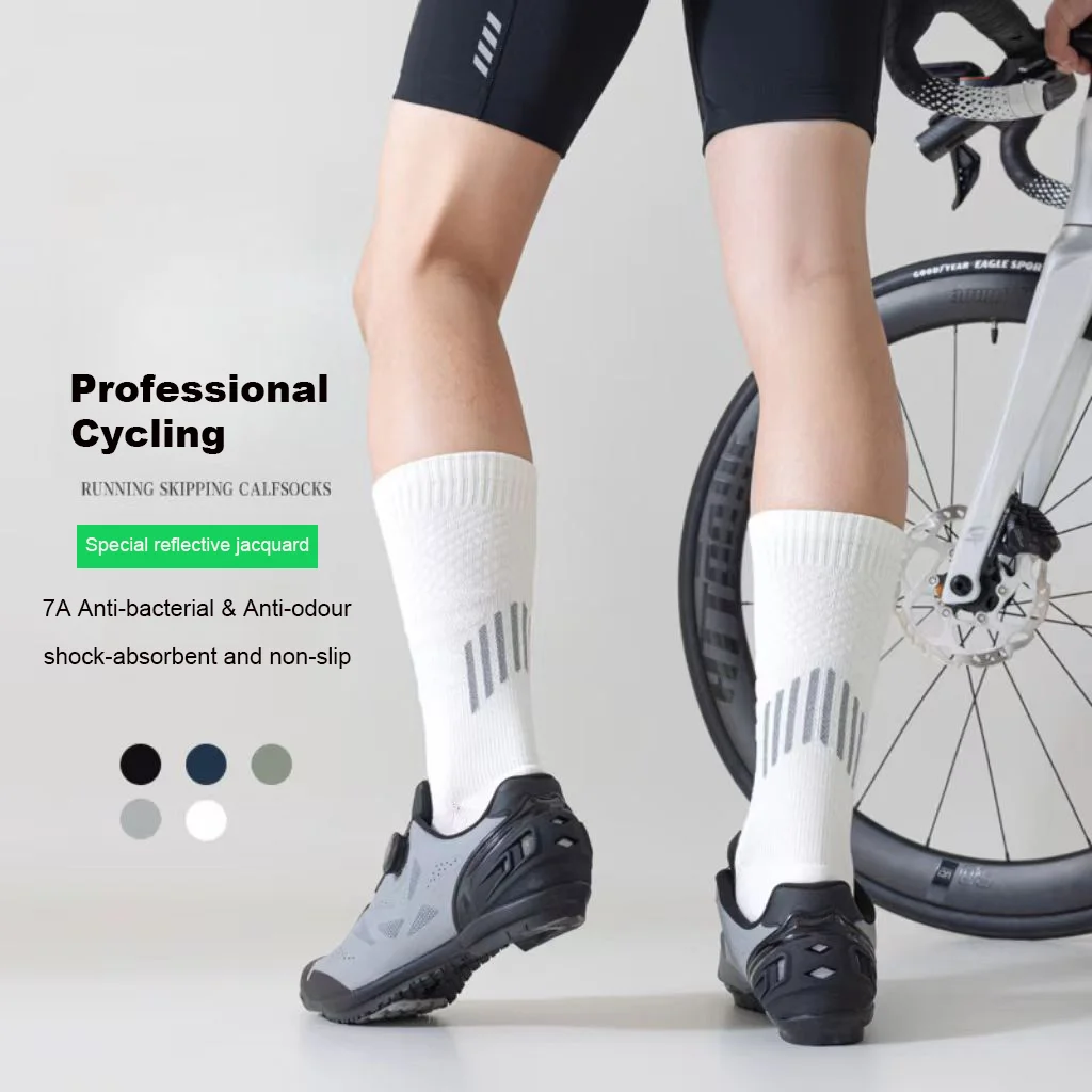 Cycling Socks Men Road Bike Breathable Anti-slip Socks Men's Professional Sports Socks Reflective Outdoor Bicycle Running Socks
Cycling Socks Men Road Bike Breathable Anti-slip Socks Men's Professional Sports Socks Reflective Outdoor Bicycle Running Socks