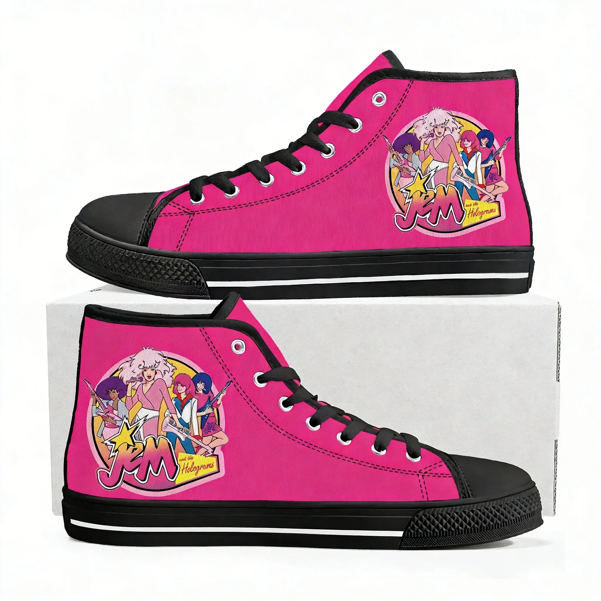 Jem and The Holograms High Top Sneakers Mens Womens Teenager High Quality Canvas Sneaker 3D Print Casual Shoes Personalized Shoe
Jem and The Holograms High Top Sneakers Mens Womens Teenager High Quality Canvas Sneaker 3D Print Casual Shoes Personalized Shoe