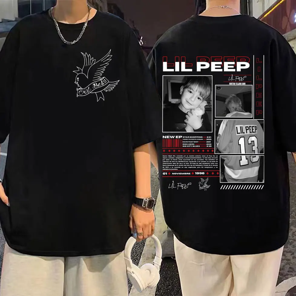 Rapper Lil Peep Album Merch T-shirt Men Women Retro Fashion Hip Hop Short Sleeve T Shirt High Quality Cotton Oversized T-shirts
Rapper Lil Peep Album Merch T-shirt Men Women Retro Fashion Hip Hop Short Sleeve T Shirt High Quality Cotton Oversized T-shirts
