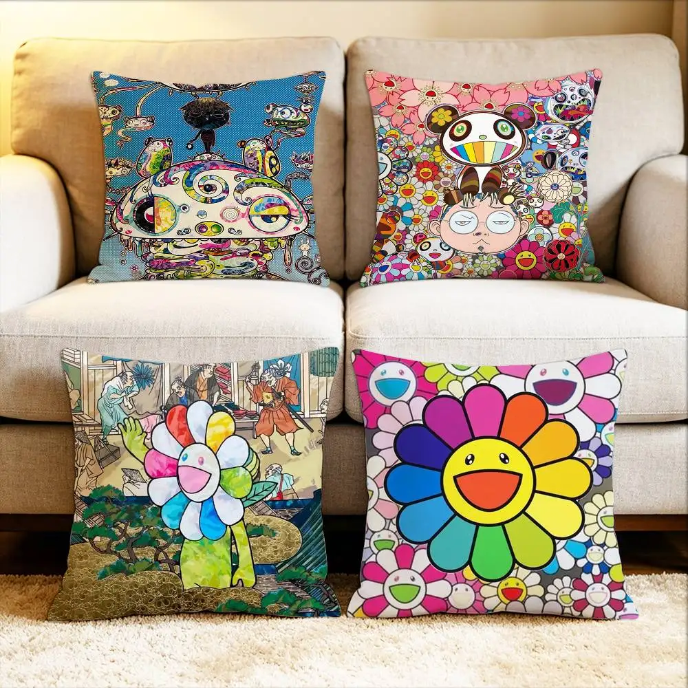 Aesthetics T-Takashi-M-Murakami Various Sizes Square Pillow Case For Car Home Bedchamber Decor
Aesthetics T-Takashi-M-Murakami Various Sizes Square Pillow Case For Car Home Bedchamber Decor
