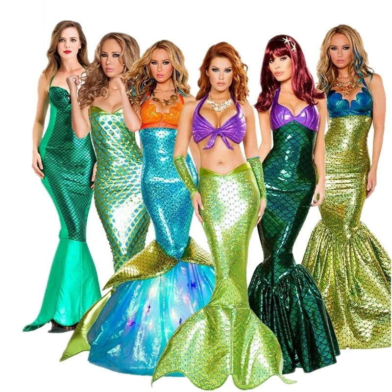 Adult Halloween Mermaid Princess Skirt Sparkling Fish Tail Cosplay Costume Chinese Production Summer 2025 Stage Wear
Adult Halloween Mermaid Princess Skirt Sparkling Fish Tail Cosplay Costume Chinese Production Summer 2025 Stage Wear