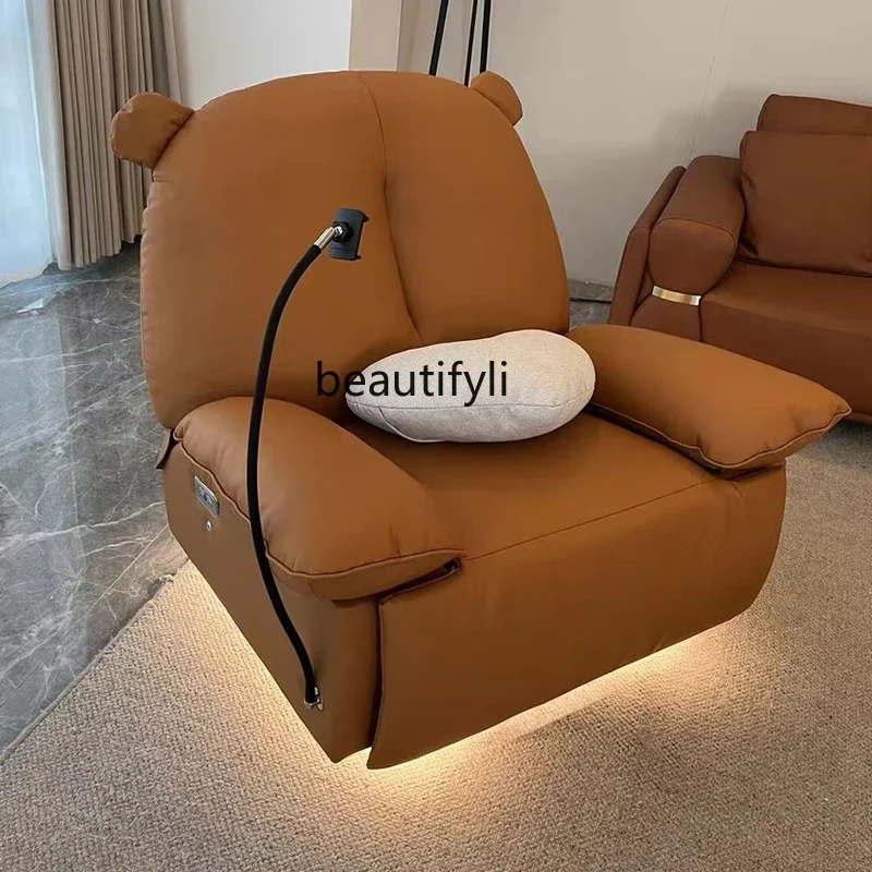 C First Layer Cowhide Living Room First-Class Electric Sofa Light Luxury Single Leisure Chair Functional Cabin Sofa
C First Layer Cowhide Living Room First-Class Electric Sofa Light Luxury Single Leisure Chair Functional Cabin Sofa