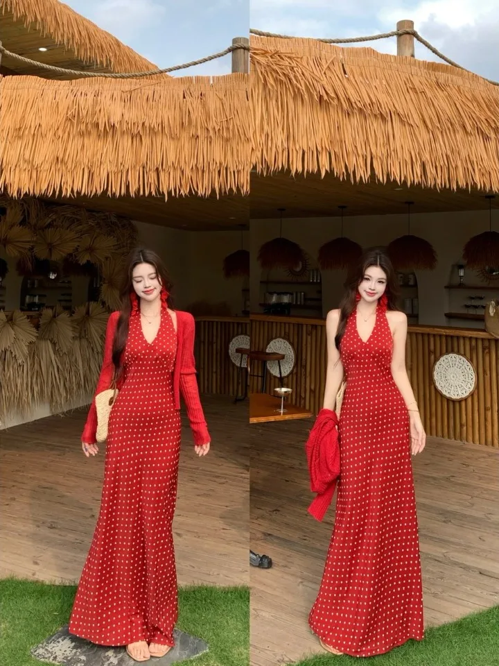 plus Size Summer Vintage Polka Dot V-Neck Wrap Dress Women's A-Line Long Sleeve Dress Skin-Friendly Breathable High Waist
plus Size Summer Vintage Polka Dot V-Neck Wrap Dress Women's A-Line Long Sleeve Dress Skin-Friendly Breathable High Waist