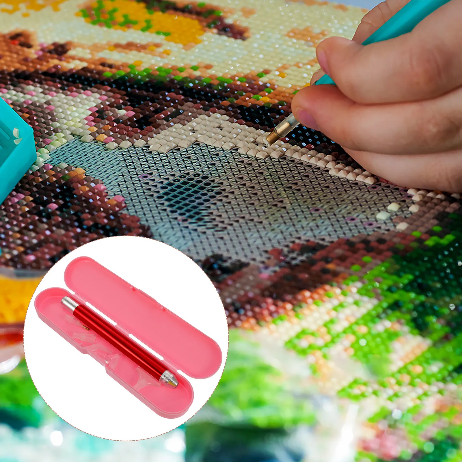 Plastic Metal Diamond Drawing Pens Rhinestone Painting Tool Cross stitch Dotting Pen Lighting Bead Tool Efficient Beads Painting
Plastic Metal Diamond Drawing Pens Rhinestone Painting Tool Cross stitch Dotting Pen Lighting Bead Tool Efficient Beads Painting