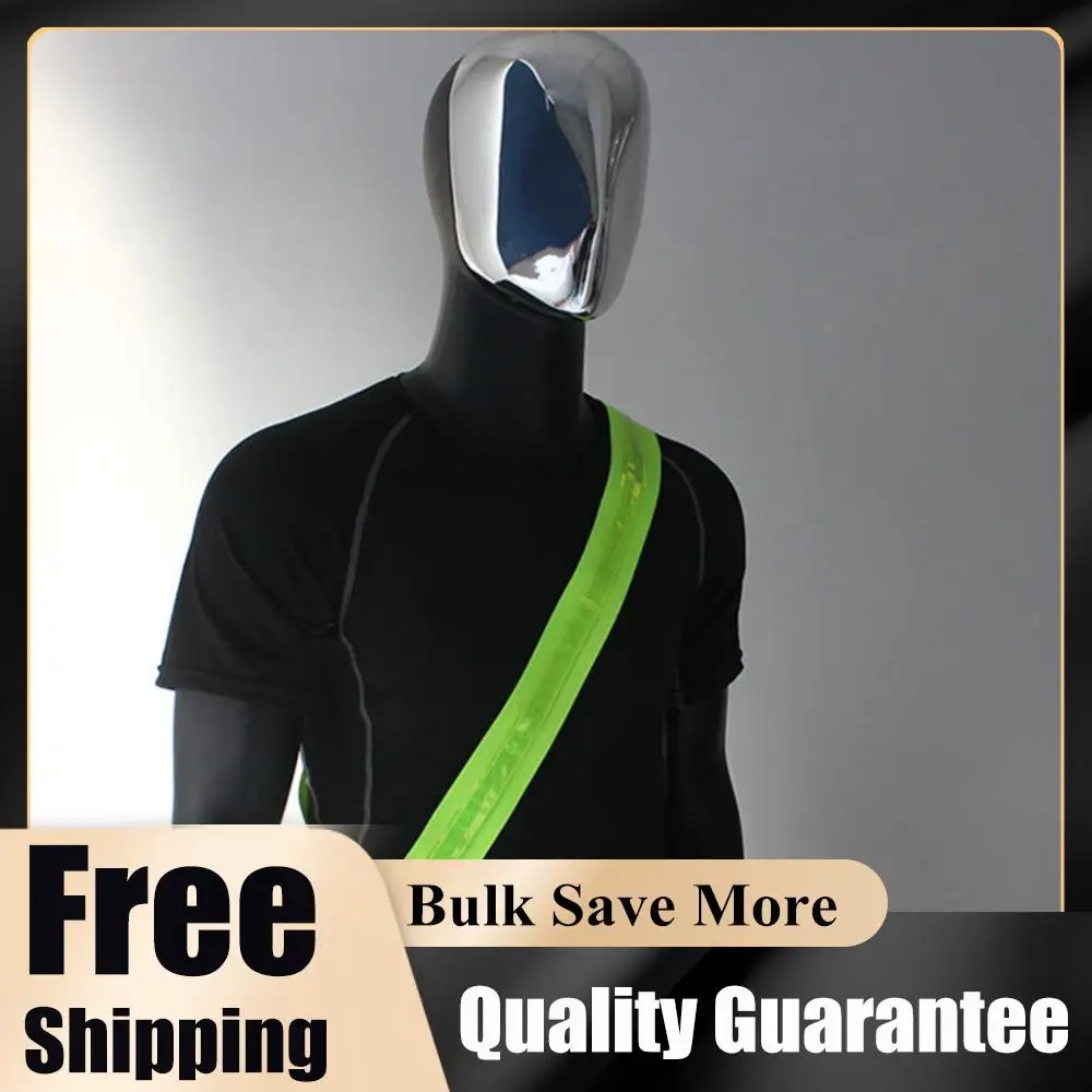 Illuminated Shoulder Straps Rechargeable LED Reflective Running Belt Night Safety Outdoor Hiking Jogging Walking Light Gear
Illuminated Shoulder Straps Rechargeable LED Reflective Running Belt Night Safety Outdoor Hiking Jogging Walking Light Gear