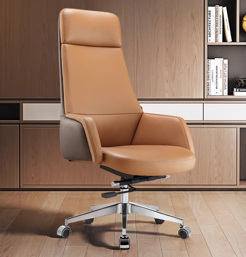 Boss chair Leather office computer chair home comfort sedentary office chair simple swivel chair leather chair large class chair
Boss chair Leather office computer chair home comfort sedentary office chair simple swivel chair leather chair large class chair