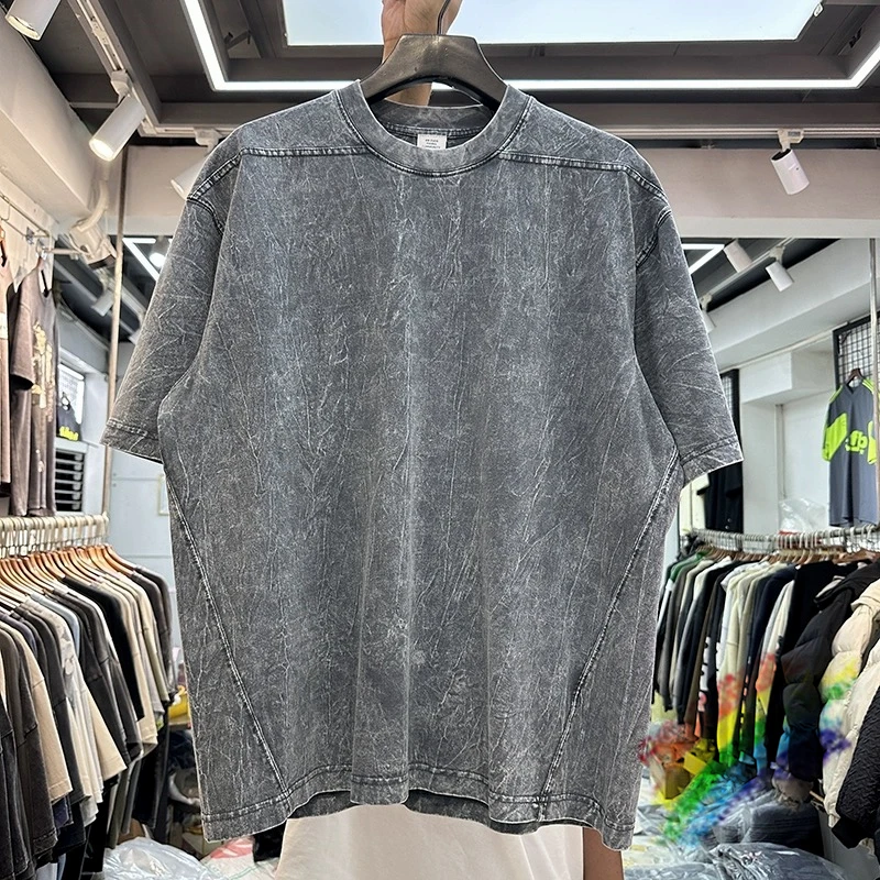 Heavy Fabric Washed Patchwork T Shirt Men Women Best Quality Unisex Oversize T-shirt Top Tees
Heavy Fabric Washed Patchwork T Shirt Men Women Best Quality Unisex Oversize T-shirt Top Tees