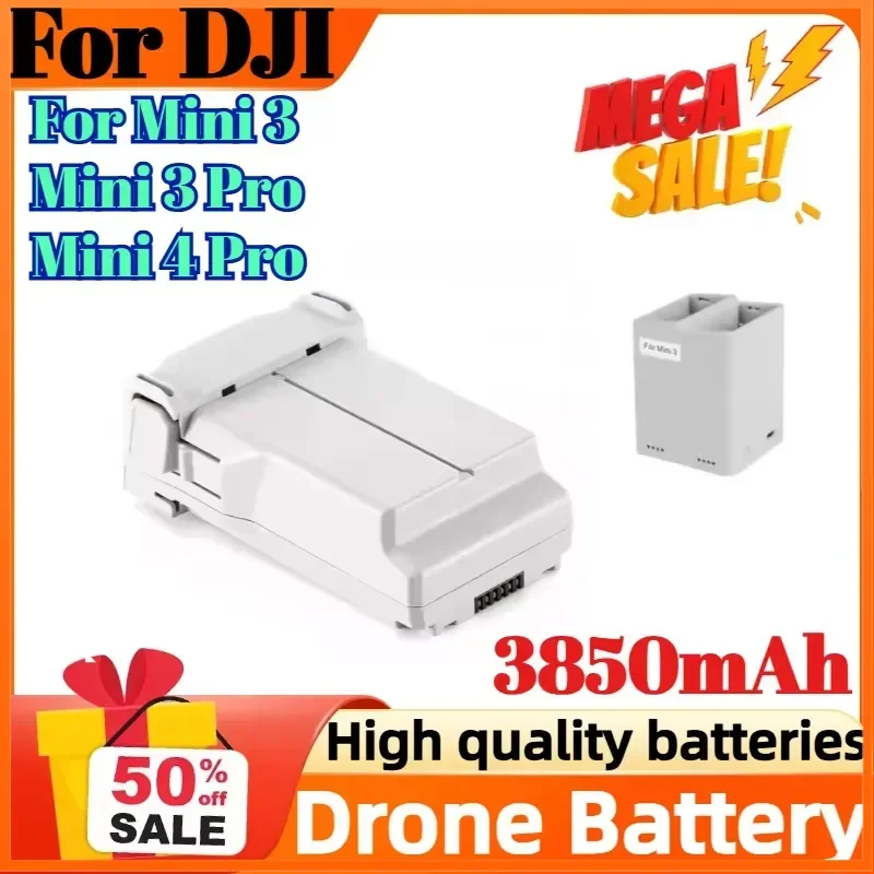 3850mAh For DJI Mini 4 Pro Battery Plus Compatible Mini 3/Mini 3 Pro Drone Flight Battery Accessories Flight Time 45 Minutes
3850mAh For DJI Mini 4 Pro Battery Plus Compatible Mini 3/Mini 3 Pro Drone Flight Battery Accessories Flight Time 45 Minutes