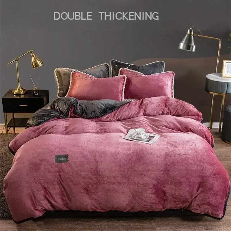 Luxury Magic Velvet Duvet Cover Winter Warm One Piece Flannel Thicken Bed Quilt Cover Plush Bedding Cover(no pillowcase sheet)
Luxury Magic Velvet Duvet Cover Winter Warm One Piece Flannel Thicken Bed Quilt Cover Plush Bedding Cover(no pillowcase sheet)