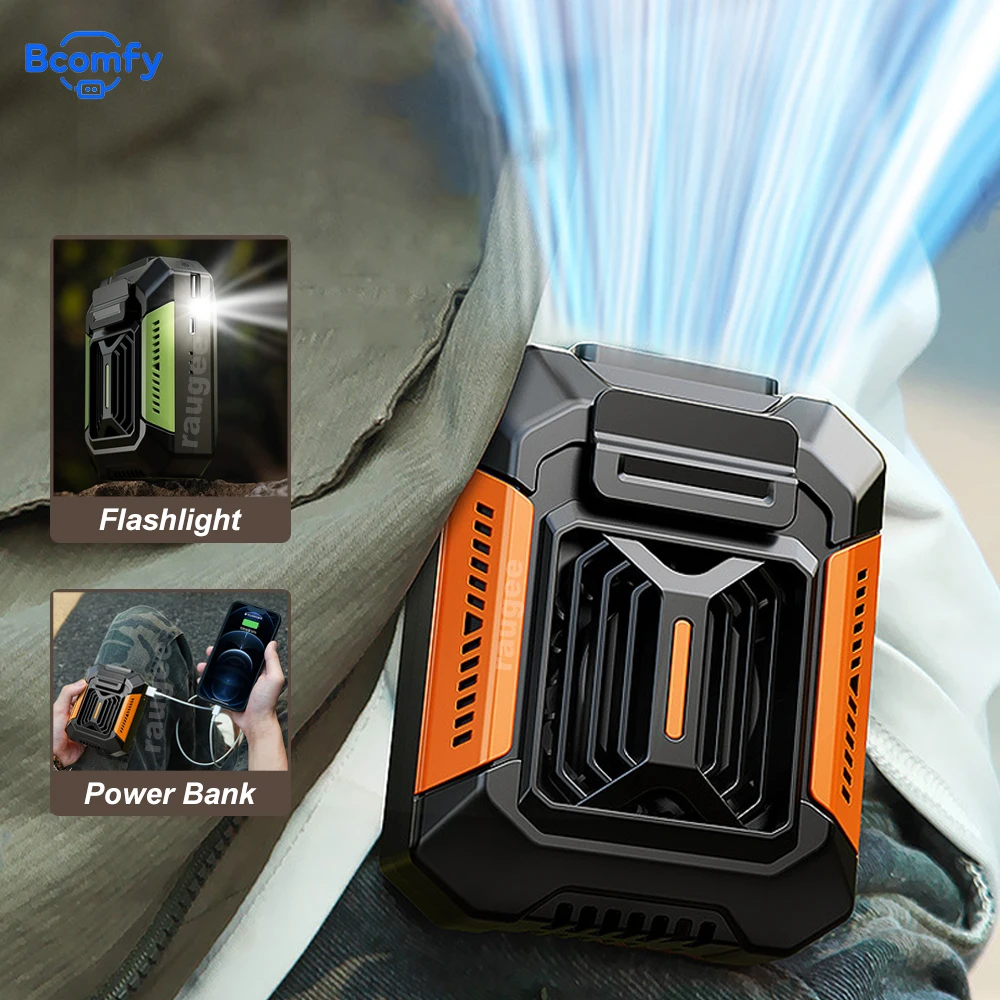 Waist Clip Fan Portable Mini Hanging Neck Fan USB Rechargeable Fan with Power Bank Flashlight for Sports Courier Outdoor Working
Waist Clip Fan Portable Mini Hanging Neck Fan USB Rechargeable Fan with Power Bank Flashlight for Sports Courier Outdoor Working