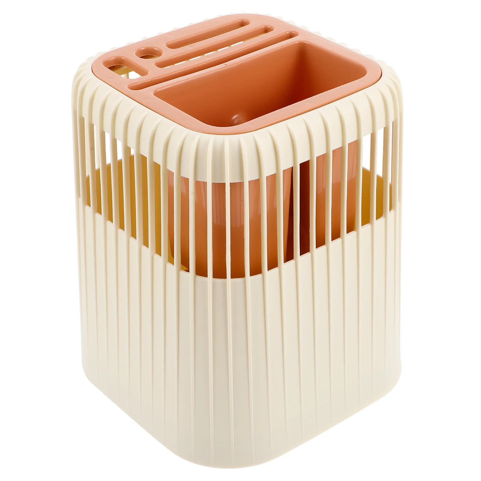 Plastic Utensil Storage Rack Kitchen Countertop Organizer Flatware Cylinder Silverware Holder Draining Function Rotating Design
Plastic Utensil Storage Rack Kitchen Countertop Organizer Flatware Cylinder Silverware Holder Draining Function Rotating Design