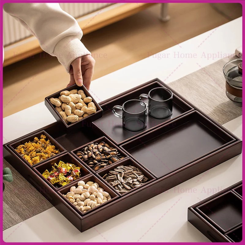 Деревянный поднос для чая, поднос для сухофруктов, поднос для закусок для фруктов в гостиной, коробка для конфет, поднос для фруктов
Деревянный поднос для чая, поднос для сухофруктов, поднос для закусок для фруктов в гостиной, коробка для конфет, поднос для фруктов