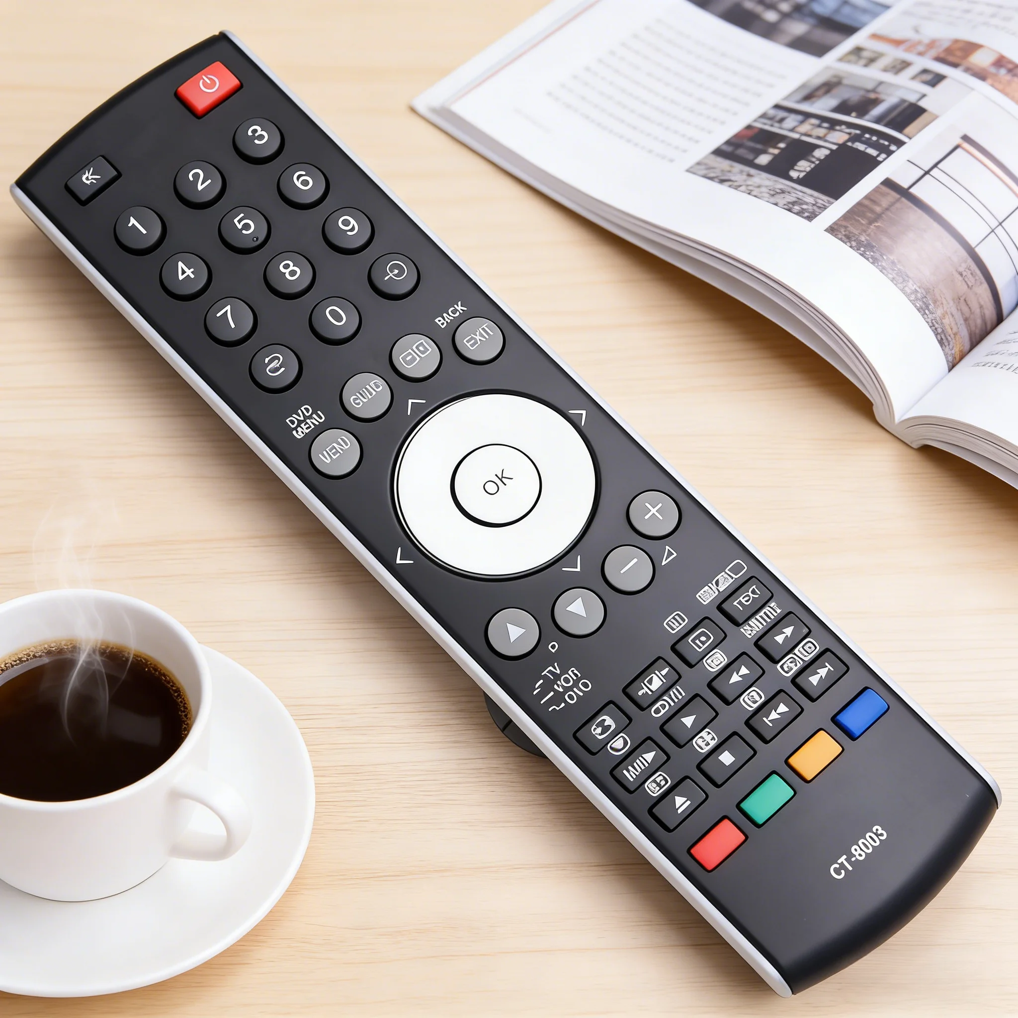 CT-8003 Replacement Remote Control for Toshiba TV, Universal for CT-90242 CT-90129 RM-D809 Remote Controller
CT-8003 Replacement Remote Control for Toshiba TV, Universal for CT-90242 CT-90129 RM-D809 Remote Controller