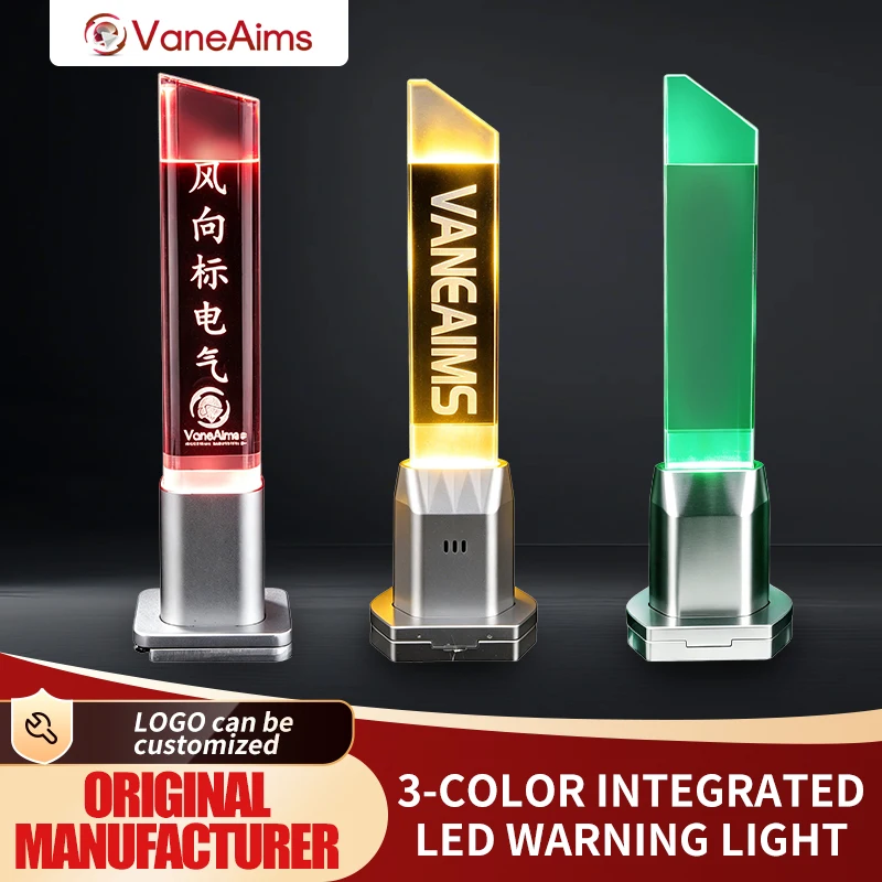 VaneAims 3-Color Integrated LED Warning Light with Custom Logo Constant/Flashing Red Green Yellow Signal Lamp for Industrial
VaneAims 3-Color Integrated LED Warning Light with Custom Logo Constant/Flashing Red Green Yellow Signal Lamp for Industrial