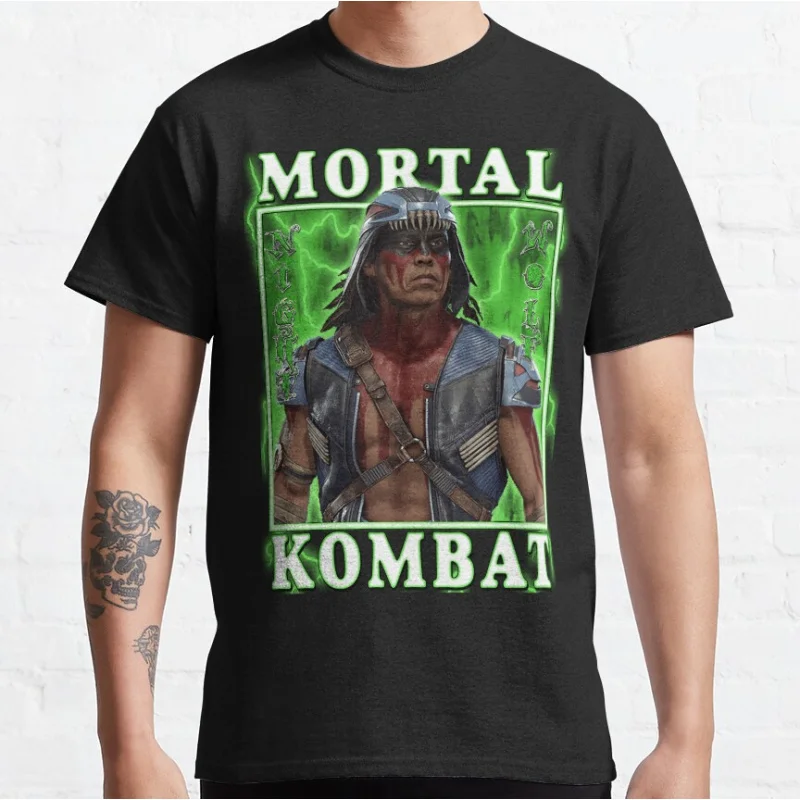 Nightwolf 80s retro video game Mortal Kombat 1 Short-sleeve crewneck T-shirt for men large size Adult Tops S-6xl
Nightwolf 80s retro video game Mortal Kombat 1 Short-sleeve crewneck T-shirt for men large size Adult Tops S-6xl