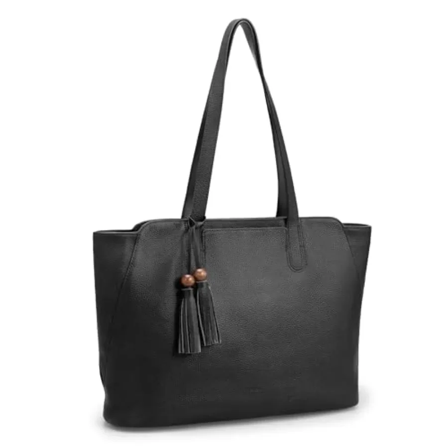 befen Genuine Leather Tote Bag for Women Work Women's Tote Handbags Shoulder Satchel Purse with Compartments and Tassel
befen Genuine Leather Tote Bag for Women Work Women's Tote Handbags Shoulder Satchel Purse with Compartments and Tassel