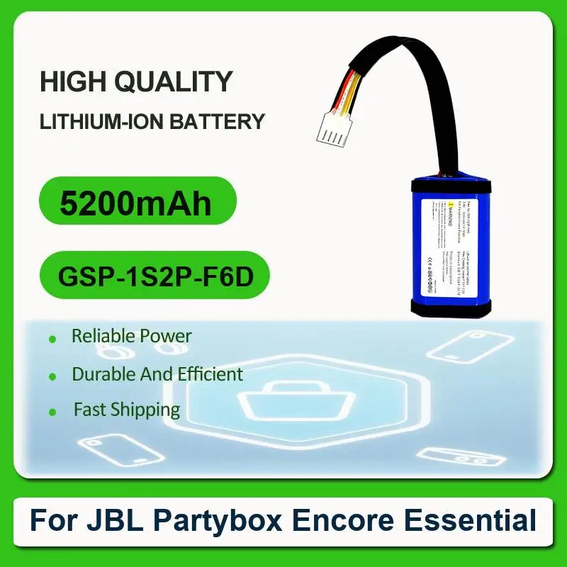 Аккумулятор для JBL Partybox Encore Essential Flip 1 Flip1
Аккумулятор для JBL Partybox Encore Essential Flip 1 Flip1