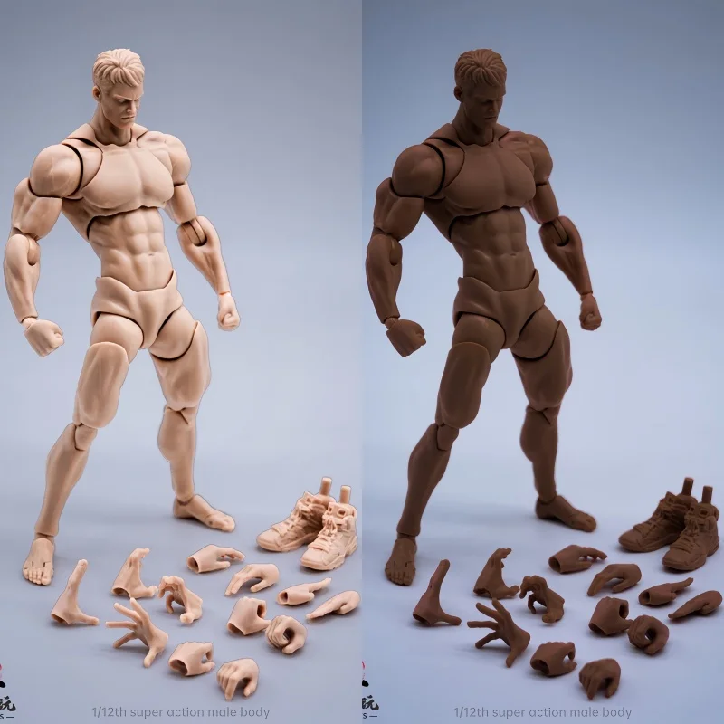 in stock Wind Toys 1/12 Super Flexible Male Muscle Strong Joint Body Doll 16cm Man Action Figure Model with Head Sculpt
in stock Wind Toys 1/12 Super Flexible Male Muscle Strong Joint Body Doll 16cm Man Action Figure Model with Head Sculpt