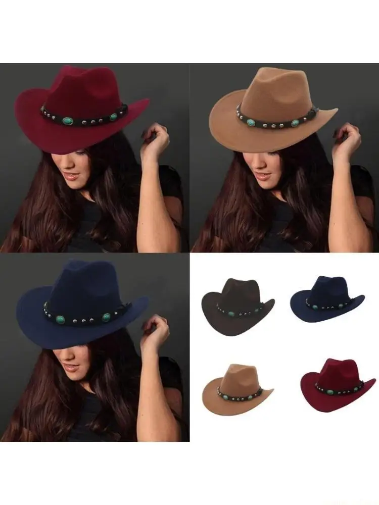 31BF Homburg Top Hat Western Porkpie Hat Unique Ethnic Band for Outdoor Casual
31BF Homburg Top Hat Western Porkpie Hat Unique Ethnic Band for Outdoor Casual