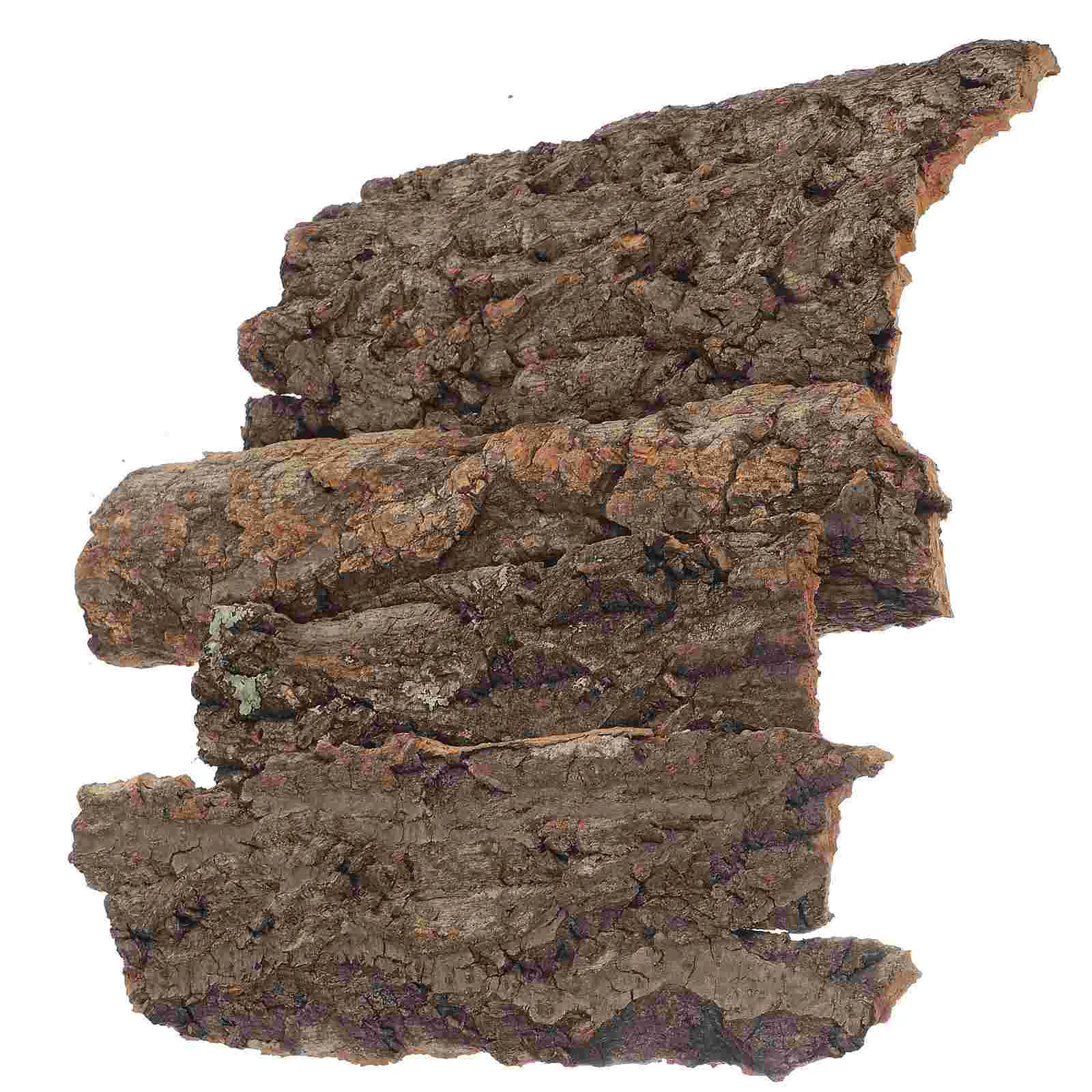 4pcs Climbing Decoration Reptile Accessories Light Brown Bark Terrarium Decor Snake Cork Bark For Reptiles Hide
4pcs Climbing Decoration Reptile Accessories Light Brown Bark Terrarium Decor Snake Cork Bark For Reptiles Hide