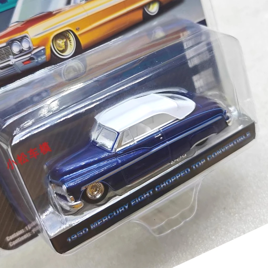 1:64California Lowdown Series 4-1950 Mercury Eight Chopped Convertible - Dark Blue Limited Edition Collectible Wall Pendant Gift
1:64California Lowdown Series 4-1950 Mercury Eight Chopped Convertible - Dark Blue Limited Edition Collectible Wall Pendant Gift