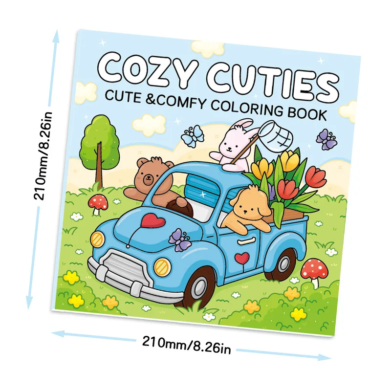 Cozy Cuties Coloring Books With 40 Cute Cartoon Patterns For Diy Painting Creation In A Small Corner Children'S Birthday Gifts
Cozy Cuties Coloring Books With 40 Cute Cartoon Patterns For Diy Painting Creation In A Small Corner Children'S Birthday Gifts