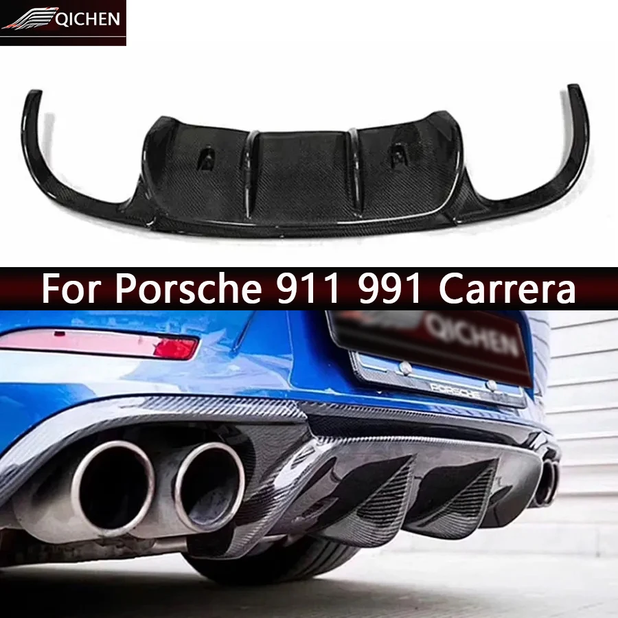 For Porsche 911 991 Carrera Carbon Fiber Back lip Car Rear Bumper Diffuser Splitters Spoiler Car Accessories body kit
For Porsche 911 991 Carrera Carbon Fiber Back lip Car Rear Bumper Diffuser Splitters Spoiler Car Accessories body kit