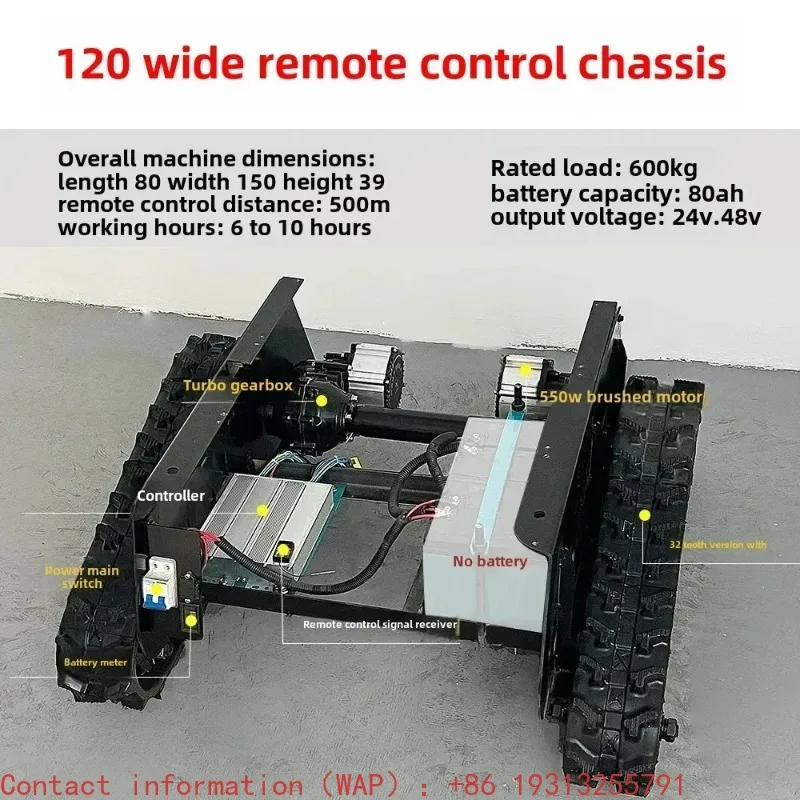【Best-selling】Double Motor Remote Control Track Chassis Agricultural Construction Transport Vehicle
【Best-selling】Double Motor Remote Control Track Chassis Agricultural Construction Transport Vehicle