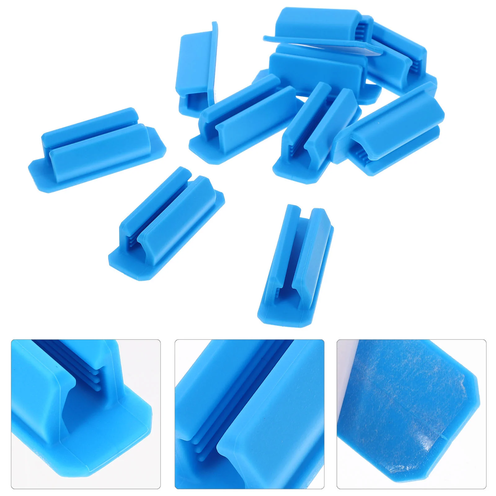 10 Pcs Silicone Pen Holder Multipurpose Clips Portable Desk Office Pencil Adhesive Holders for Silica Gel Buckle Mark
10 Pcs Silicone Pen Holder Multipurpose Clips Portable Desk Office Pencil Adhesive Holders for Silica Gel Buckle Mark