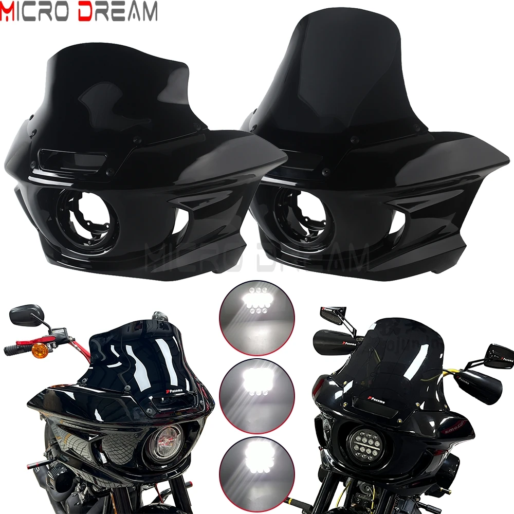 Motorcycle Fairing For Harley Softail Street Bob FXBB FXBBS 2018-25 FXST FXLRS FXLR Headlight Bracket Cowl Windshield Fairng Kit
Motorcycle Fairing For Harley Softail Street Bob FXBB FXBBS 2018-25 FXST FXLRS FXLR Headlight Bracket Cowl Windshield Fairng Kit