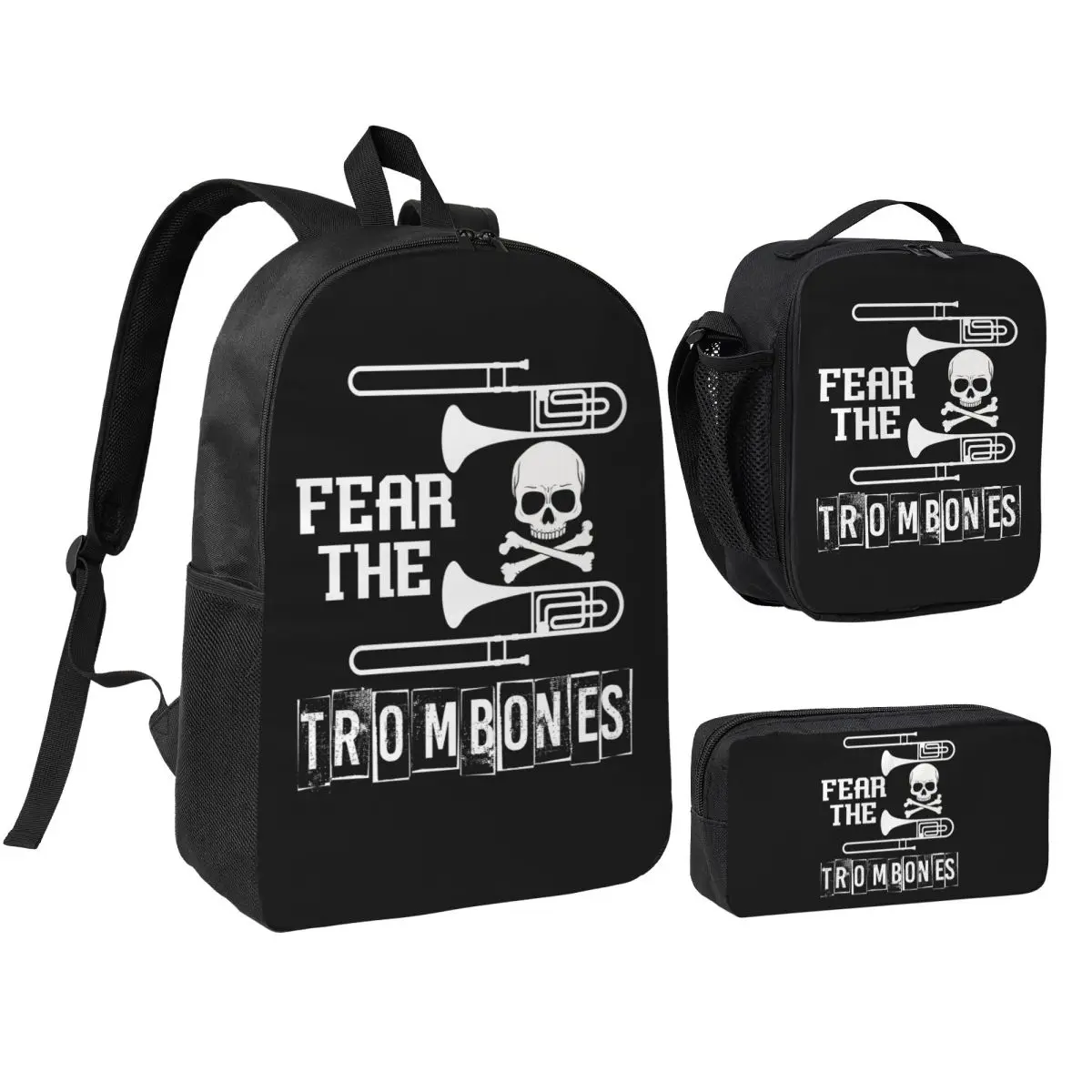 Fear The Trombones Backpack Student BookBag School Bag Shoulder Bags 3ps Insulated Lunch Bag Pencil Case
Fear The Trombones Backpack Student BookBag School Bag Shoulder Bags 3ps Insulated Lunch Bag Pencil Case
