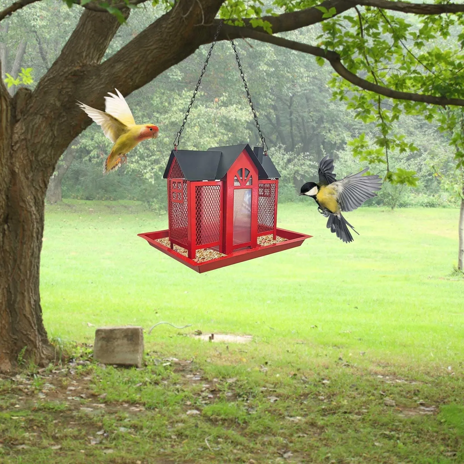 Outdoor Bird Feeder Yard Hummingbird Squirrel Feeder Parrot Supplies Bird Cage Accessories Pigeon Feeder для попугаев аксессуары
Outdoor Bird Feeder Yard Hummingbird Squirrel Feeder Parrot Supplies Bird Cage Accessories Pigeon Feeder для попугаев аксессуары