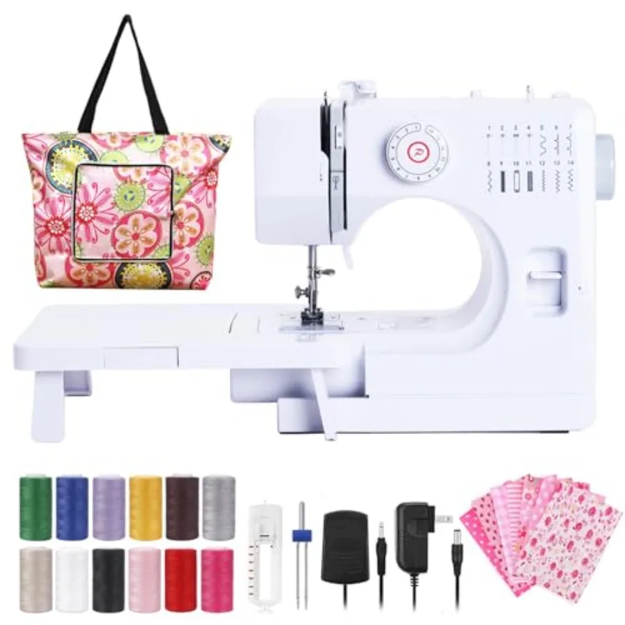 Sewing Machine for Beginners, Electric Mini Portable, 14 Built-in Stitches with Reverse Sewing, 2 Speeds Double Thread with Foo
Sewing Machine for Beginners, Electric Mini Portable, 14 Built-in Stitches with Reverse Sewing, 2 Speeds Double Thread with Foo