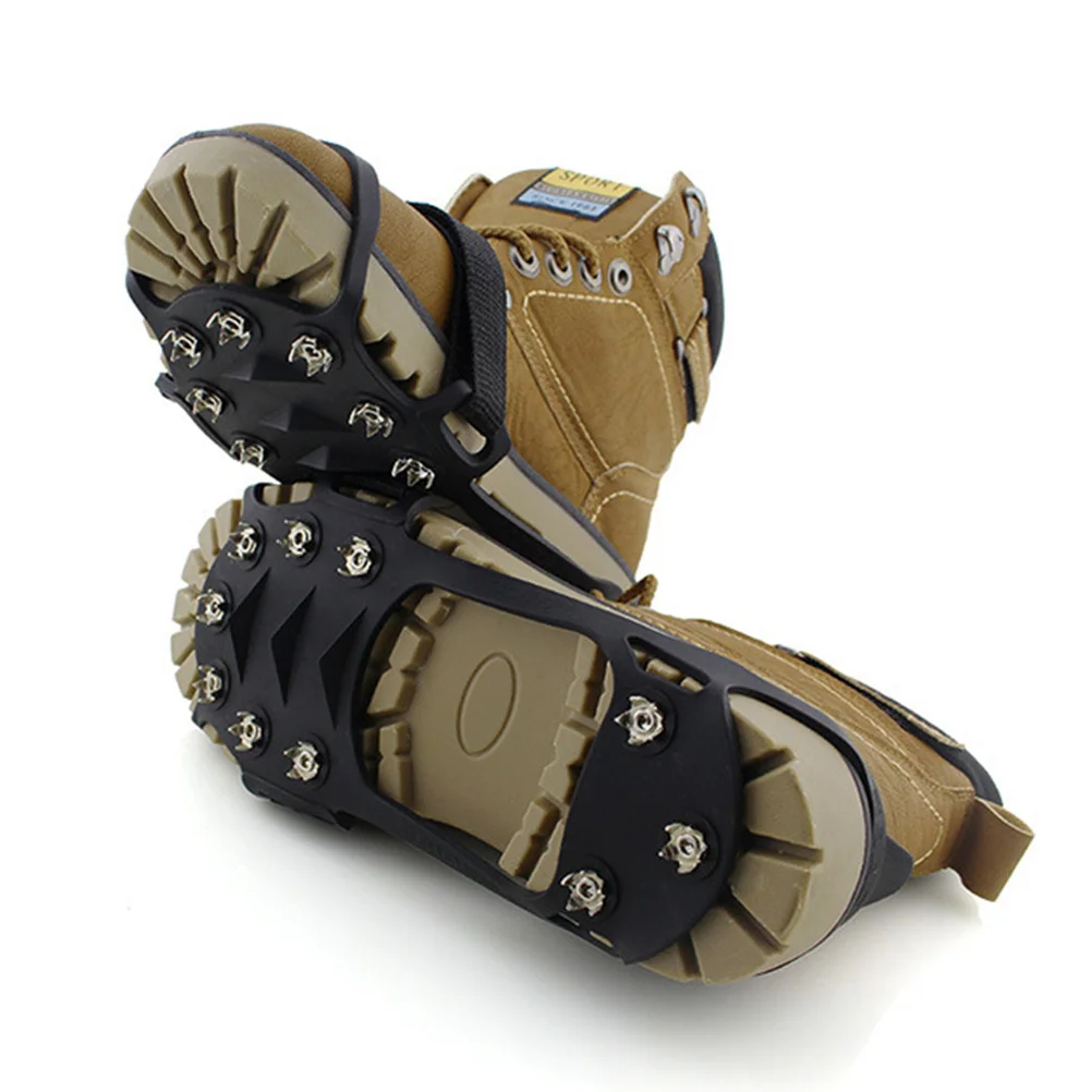 1Pair Anti-Skid Mountaineering Snow Cleats 10 Claws Reinforced Manganese Steel Adjustable Elastic Fit All Shoes
1Pair Anti-Skid Mountaineering Snow Cleats 10 Claws Reinforced Manganese Steel Adjustable Elastic Fit All Shoes