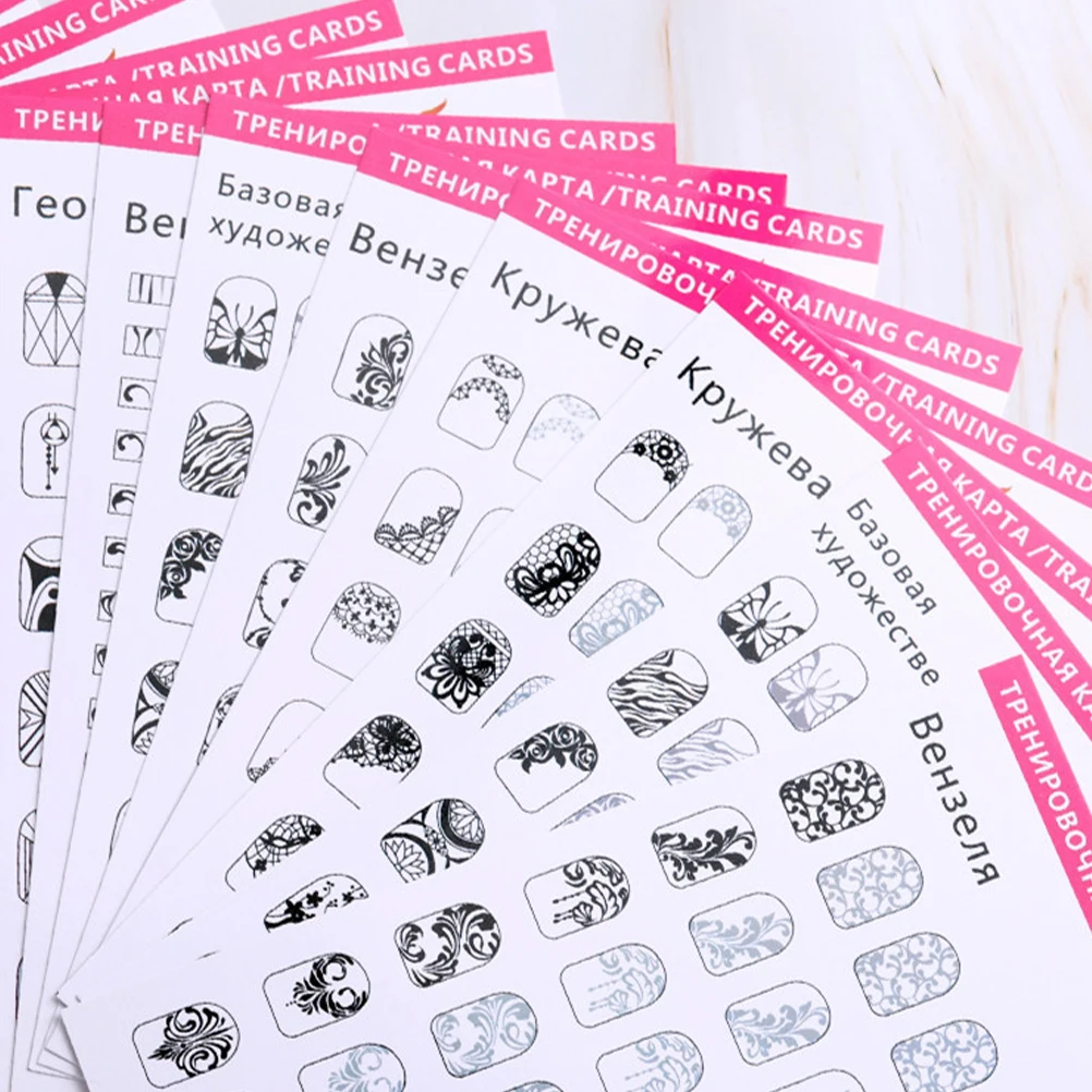 1Set Nail Art Practice Kit Includes Drawing Templates and Liner Pen for Professional Quality Nail Design Practice At Home
1Set Nail Art Practice Kit Includes Drawing Templates and Liner Pen for Professional Quality Nail Design Practice At Home