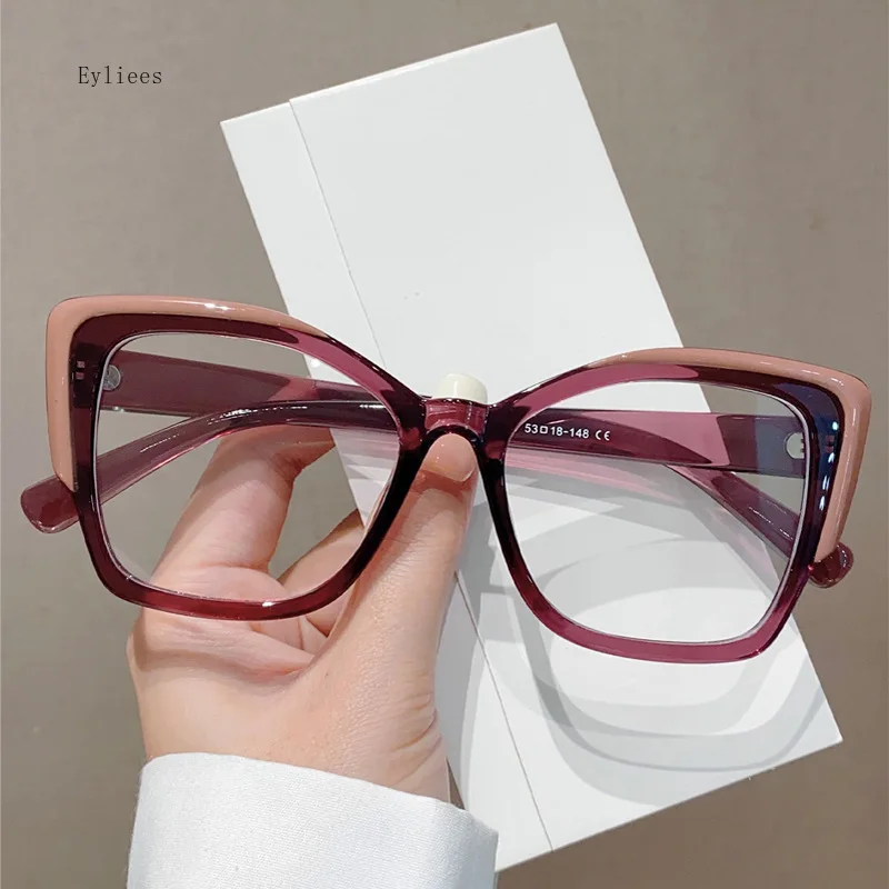 Vintage Eyeglass Frames for Women Fashion Ladies Glasses Frame Luxury Brand Designer Cat Eye Glasses Optic Frame Anti Blue Light
Vintage Eyeglass Frames for Women Fashion Ladies Glasses Frame Luxury Brand Designer Cat Eye Glasses Optic Frame Anti Blue Light