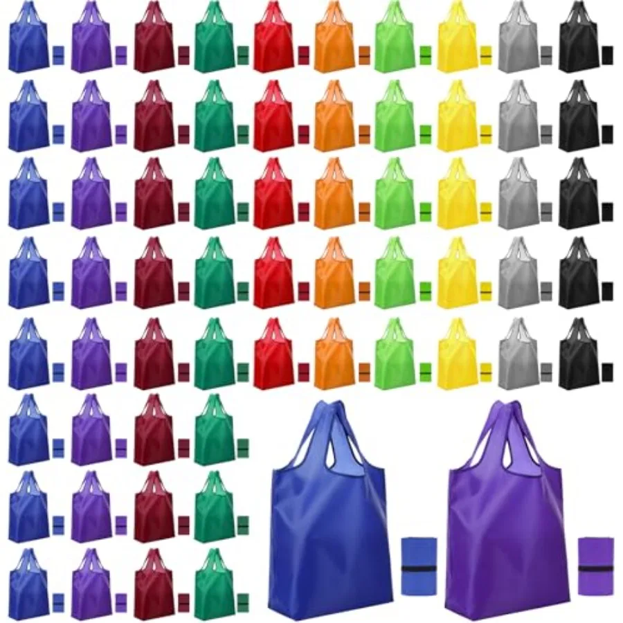 100 Pack Reusable Bags Bulk Foldable Shopping Bags Large Non Woven Tote Grocery Handbags with Handles for 50 Lbs Party Holiday
100 Pack Reusable Bags Bulk Foldable Shopping Bags Large Non Woven Tote Grocery Handbags with Handles for 50 Lbs Party Holiday